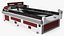 Red CNC Laser Cutting Machine with Aluminum Sheet