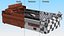 Red CNC Laser Cutting Machine with Aluminum Sheet