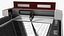 Red CNC Laser Cutting Machine with Aluminum Sheet