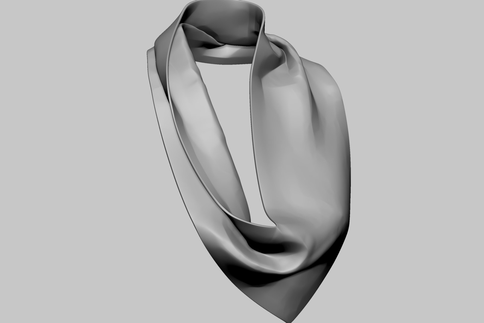 Stylized clothes trousers scarf 3D - TurboSquid 1560411