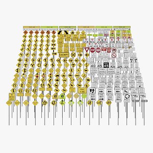 268 USA Signs Road Pack