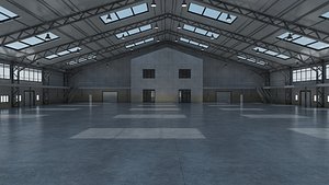 warehouse scene 3D model