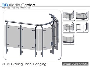 3d 3ds 3dmd railing panel hanging