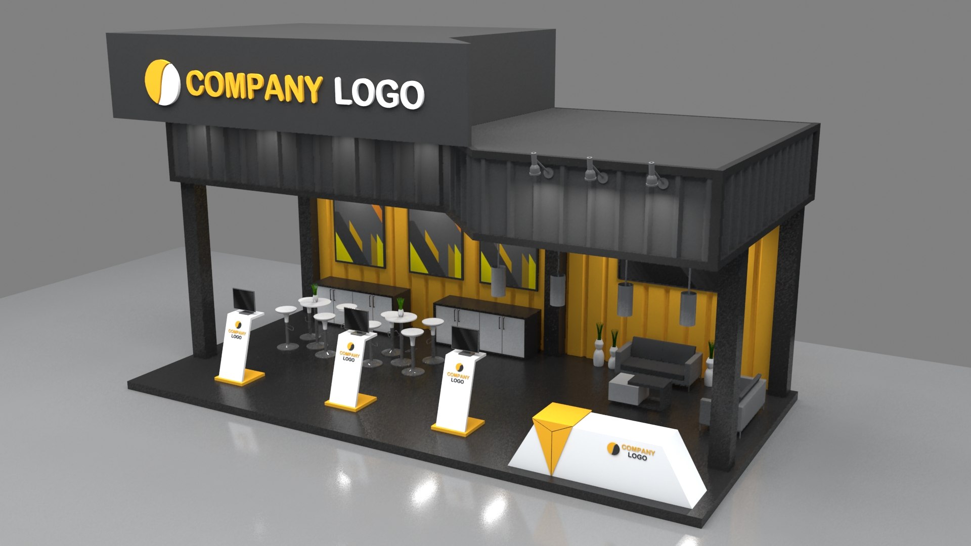 3D Booth 5x10 Floor - TurboSquid 1769622