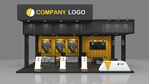 3D booth 5x10 floor