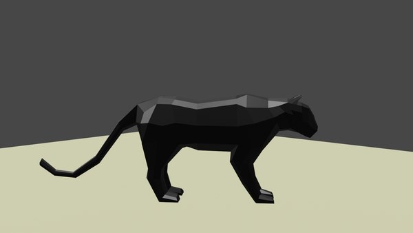 3D animsl cat