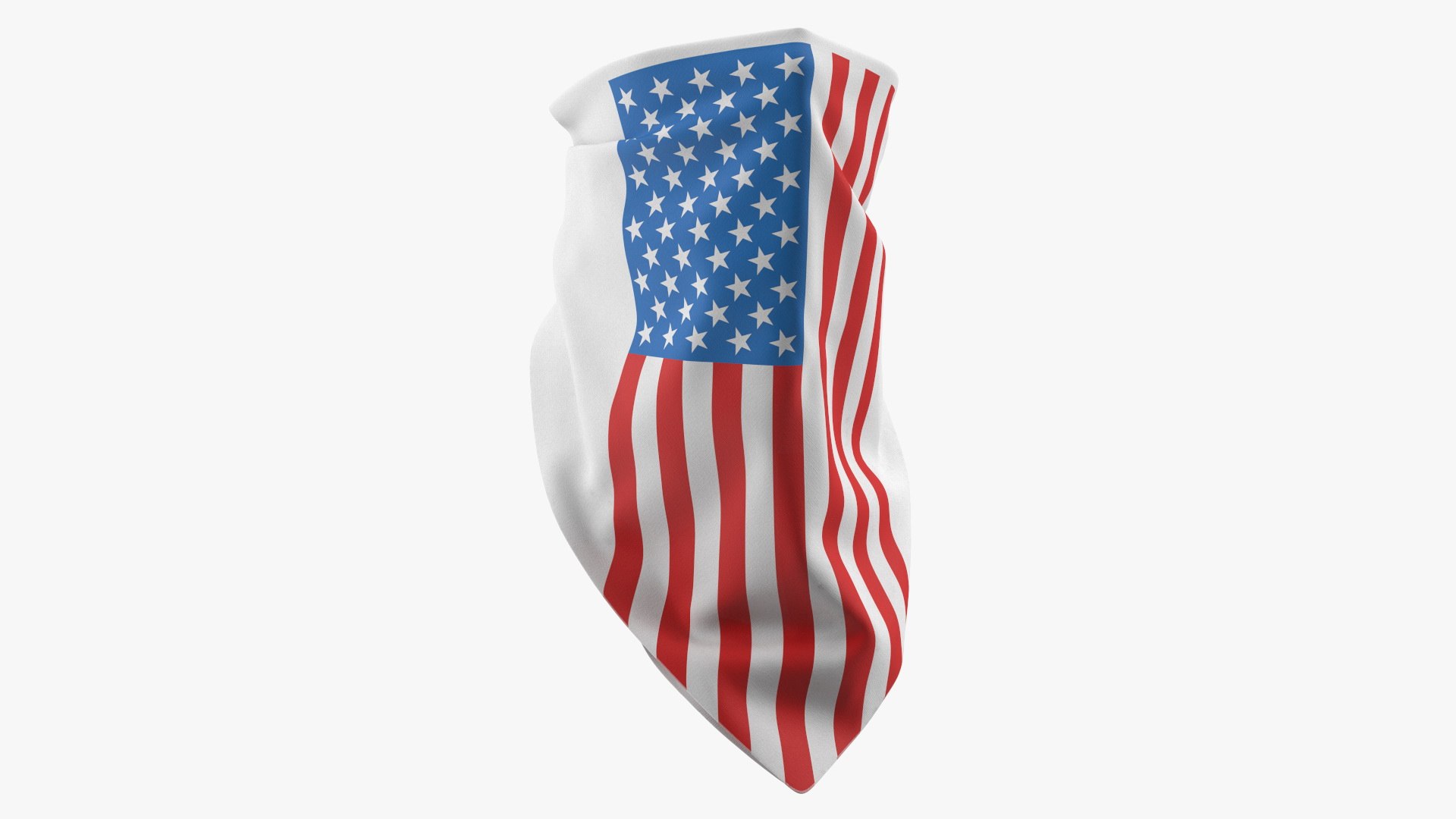 American Flag Fashion Accessories Collection 3D model preview