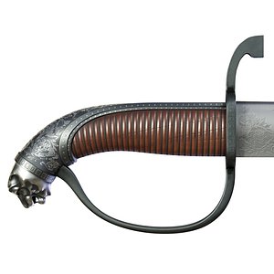 3d s pirate sword
