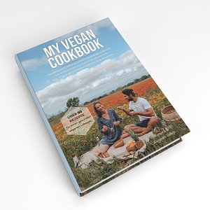 3D Hardcover Book Mockup