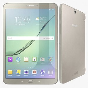 samsung galaxy tab s2 3d model