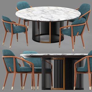 Ulivi Claire Table and Lise Armchair