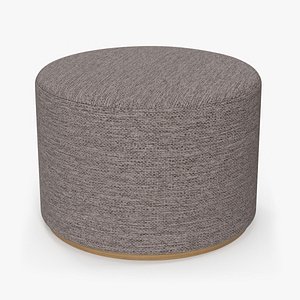 Upholstered Ottoman Footstool for 3D Print model