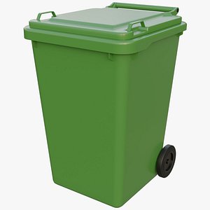 Wheeled Bin 1 Basic 3D model