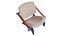1958 Olof Ottelin Sillón Jumbo azul
