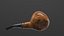 Smoking Pipe AR VR PBR Lowpoly mit spielbereitem Spiel