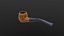 Smoking Pipe AR VR PBR Lowpoly mit spielbereitem Spiel