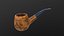Smoking Pipe AR VR PBR Lowpoly mit spielbereitem Spiel
