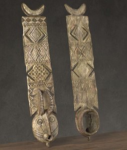 east african totem 3D model
