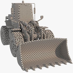 3D Wheel Loader UVW Only