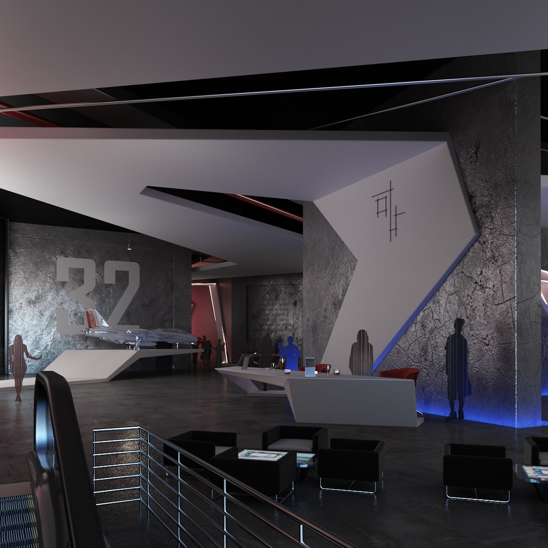 3D gaming video cafe - TurboSquid 1679389