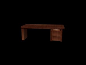 3ds max desk table