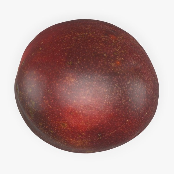 Whole Passionfruit 3D model