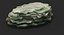 mossy stone mount set 3D model