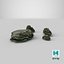 Mossy Stone Mount Set