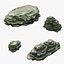 Mossy Stone Mount Set