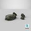 Mossy Stone Mount Set
