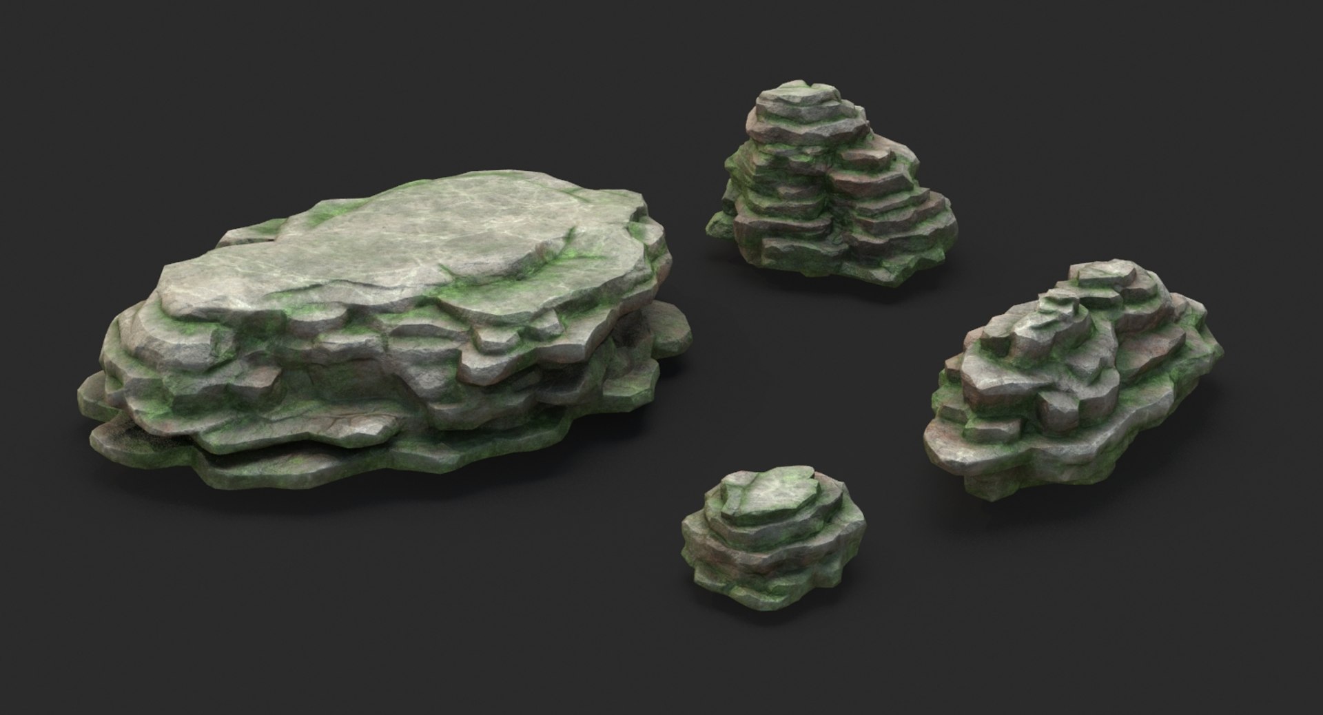mossy stone mount set 3D model https://p.turbosquid.com/ts-thumb/1d/Vs13Zv/xPipOSWd/3/jpg/1534598620/1920x1080/fit_q87/4d0af60aaf1a25704b66cb073dd372ef6f34161e/3.jpg
