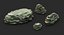 Mossy Stone Mount Set