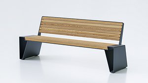 bench radium seat 3D model