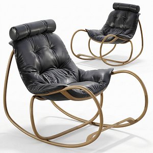 Ton Wave Rocking Chair