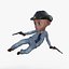 Cartoon Cowboy Rigged