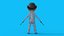 Cartoon Cowboy Rigged