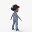 Cartoon Cowboy Rigged