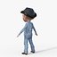 Cartoon Cowboy Rigged