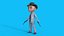 Cartoon Cowboy Rigged
