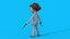 Cartoon Cowboy Rigged