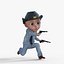 Cartoon Cowboy Rigged
