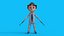 Cartoon Cowboy Rigged