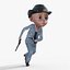 Cartoon Cowboy Rigged