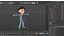 Cartoon Cowboy Rigged