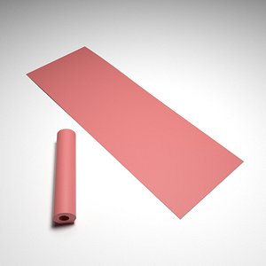 3D model yoga mat