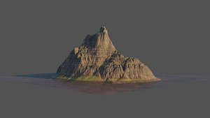8K Detailed Island Landscape model