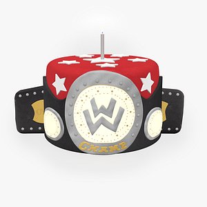 Wrestling cake 3D model