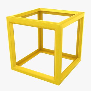 cube scanline ready 3D model