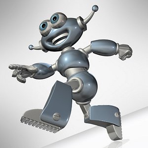 toy-cartoon robot.c4d