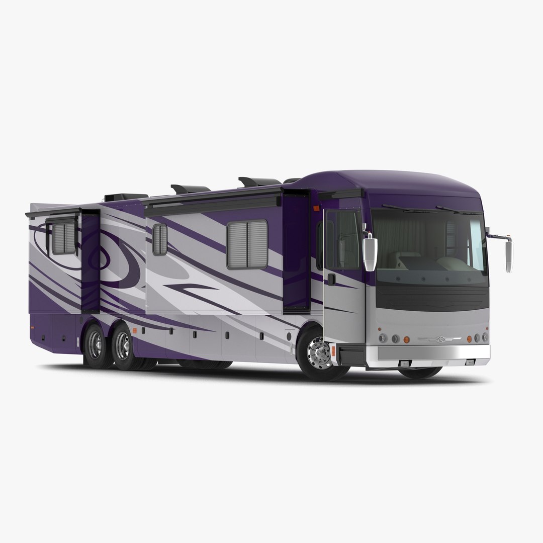 Recreation Vehicle Generic Rigged 3D model preview